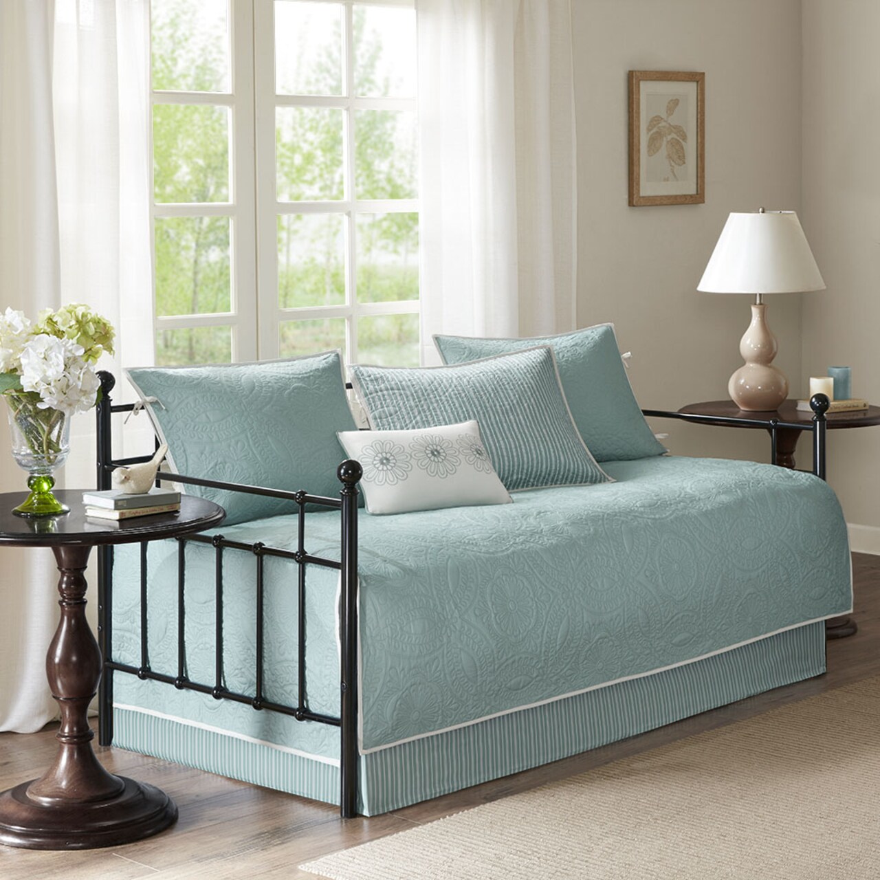 Gracie Mills 6 Piece Reversible Daybed Cover Set - GRACE-7779